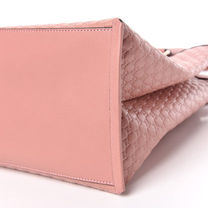Gucci Soft Microguccissima Medium Tote Soft Pink 7 of 11