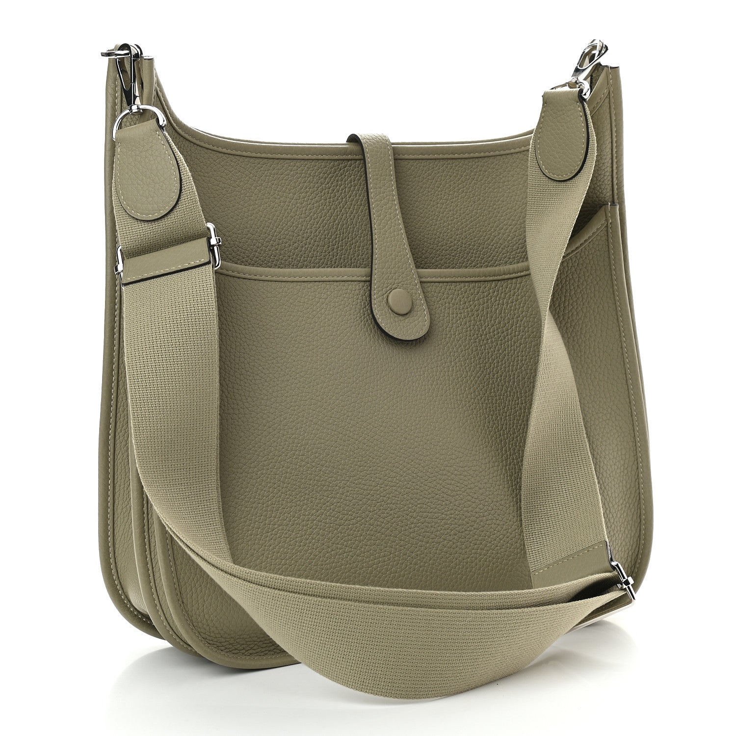 Hermes Taurillon Clemence Evelyne III GM Sauge 3 of 9