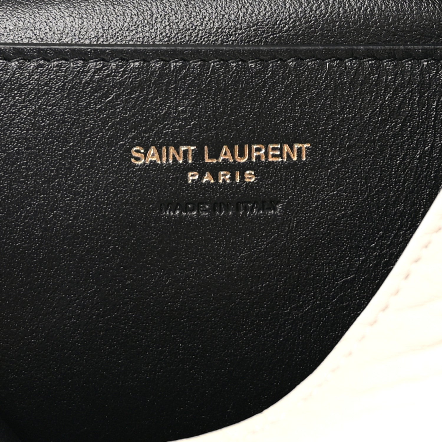 Saint Laurent Lambskin Large Cassandre Envelope Pouch Blanc Vintage 6 of 7