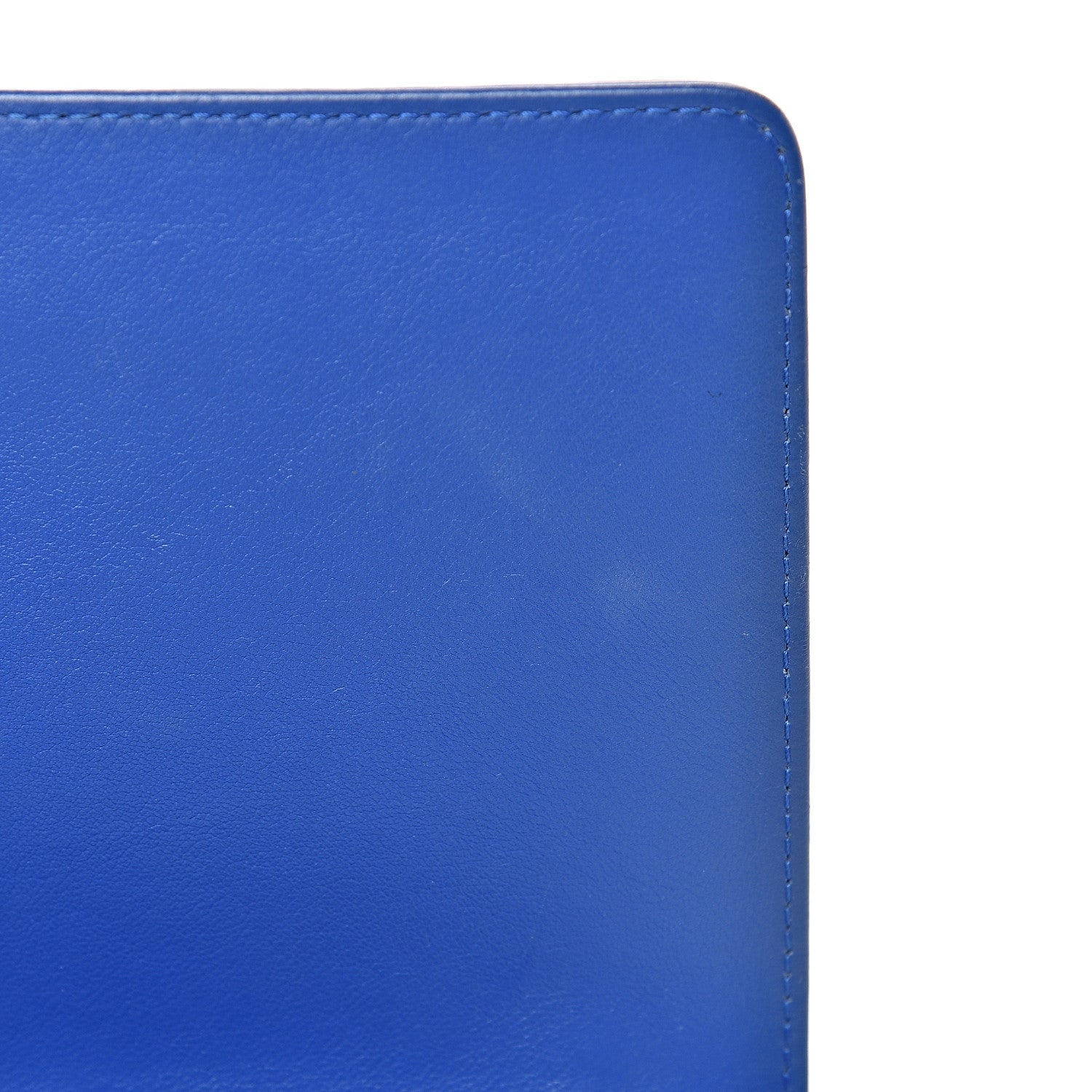Chanel Patent Calfskin Quilted Medium Plexiglass Boy Flap Blue 12 of 14
