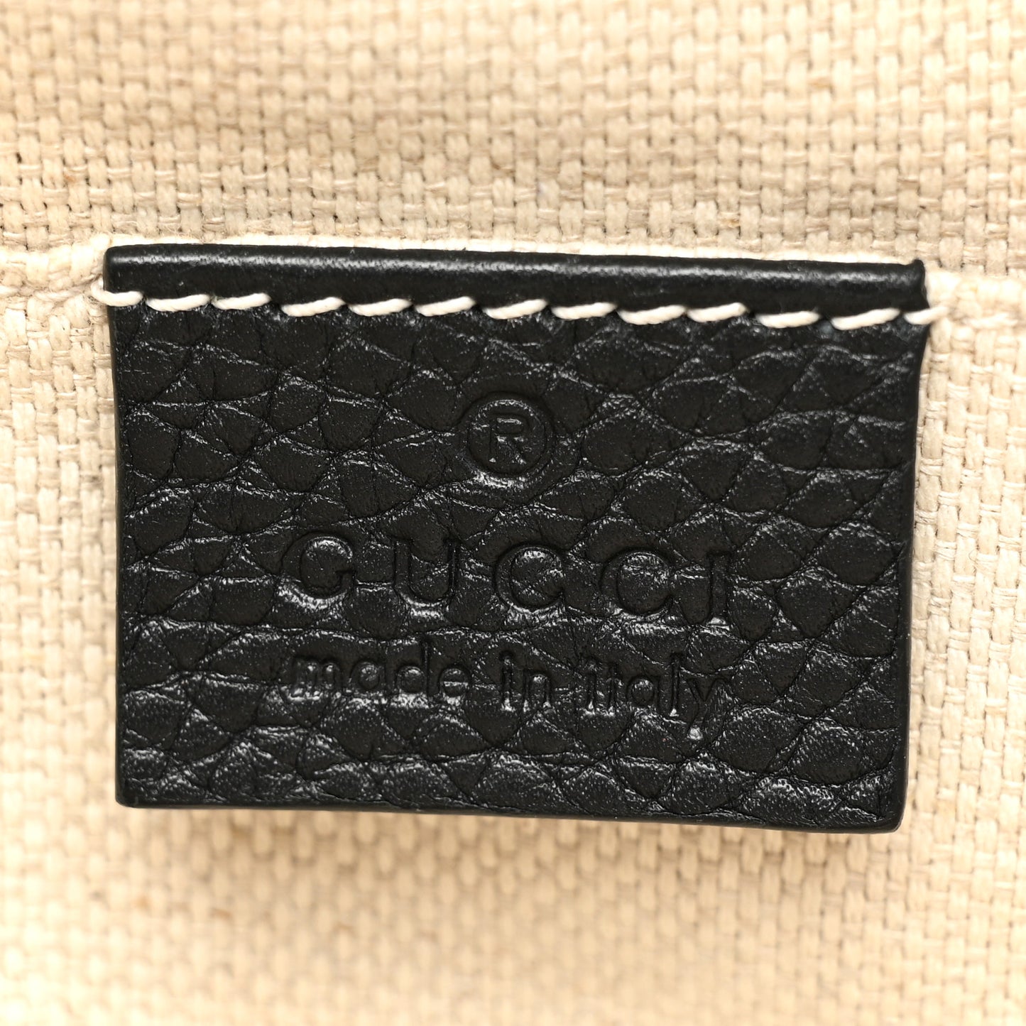 Pebbled Calfskin Small Soho Disco Bag Black