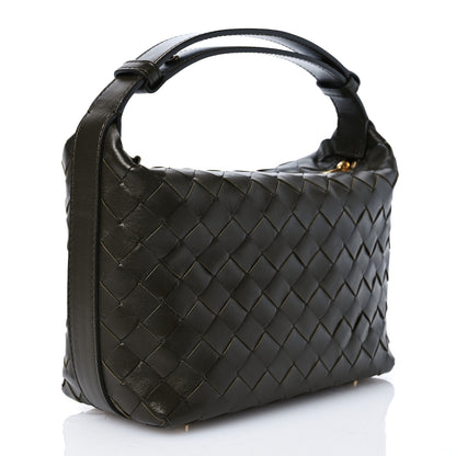 Bottega Veneta Calfskin Nappa Intrecciato Mini Wallace Kaki 3 of 12