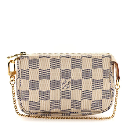 Louis Vuitton Damier Azur Mini Pochette Accessories 1 of 8