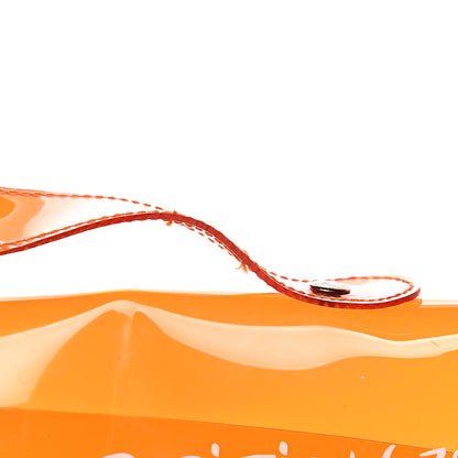 Hermes Vinyl Souvenir De L'Exposition Kelly Orange 8 of 11