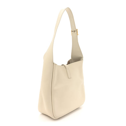 Saint Laurent Smooth Calfskin Small Le 5 A 7 Soft Hobo Blanc Vintage 3 of 12