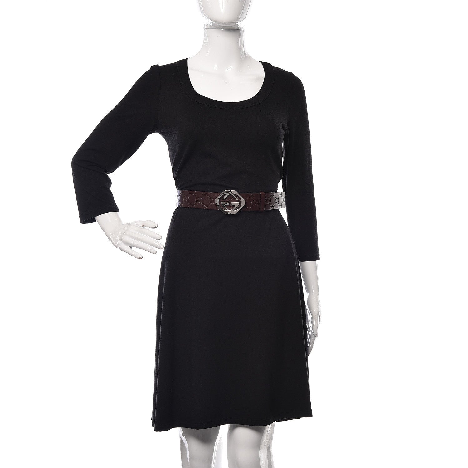 Gucci Guccissima Square G Belt 90 36 Brown 2 of 6