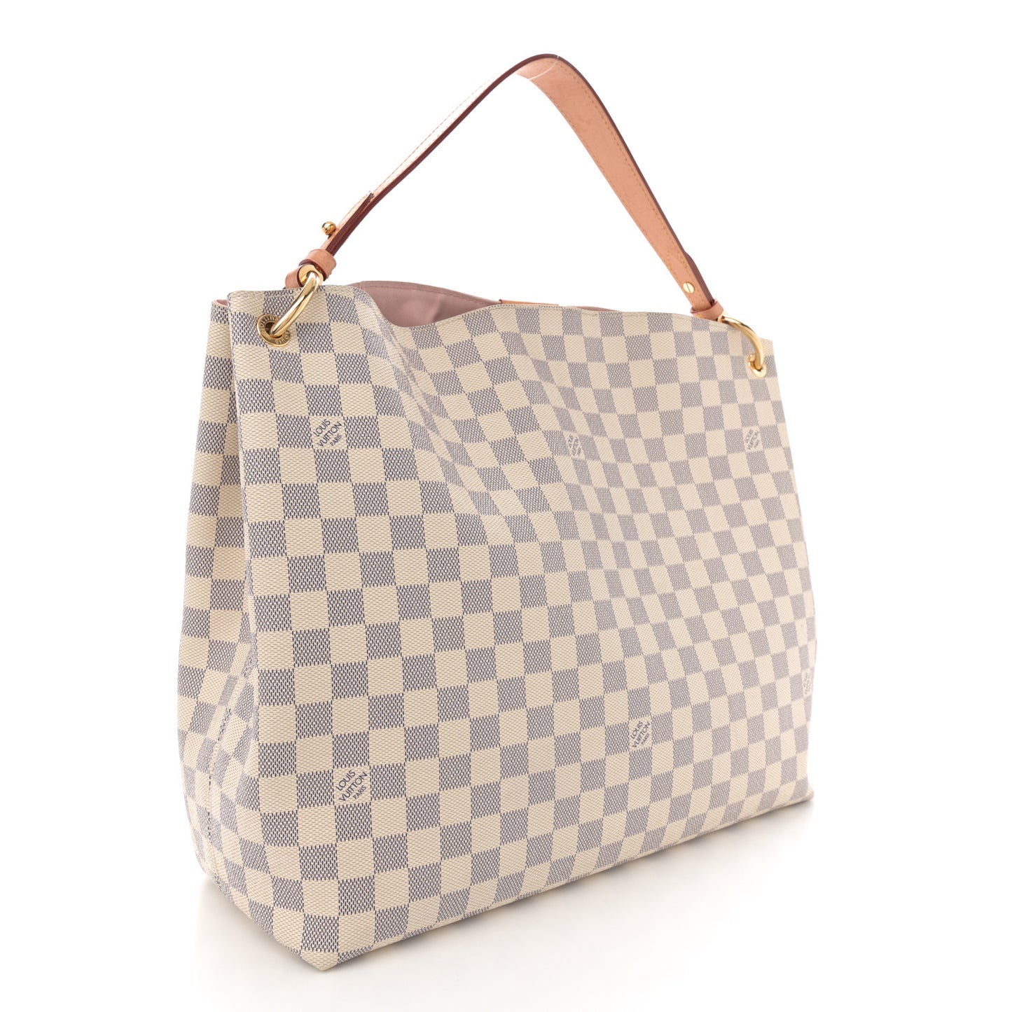 Damier Azur Graceful MM Rose Ballerine