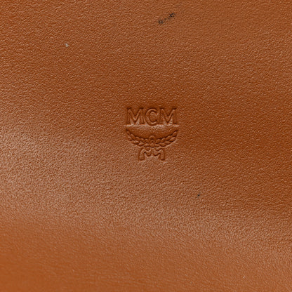MCM Visetos Large Patricia Wallet On Chain Cognac 6 of 7