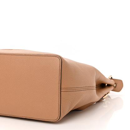 Gucci Pebbled Calfskin Large Soho Hobo Camelia 10 of 11
