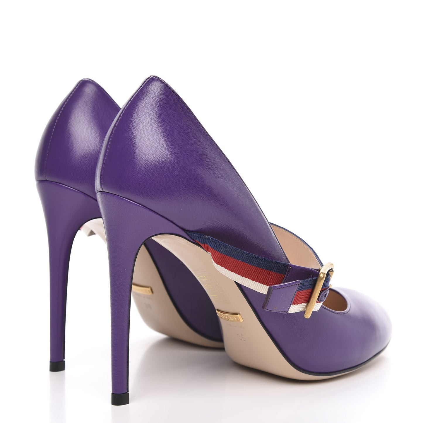 Malaga Kid Sylvie High Heel Pumps 39 Shine Purple