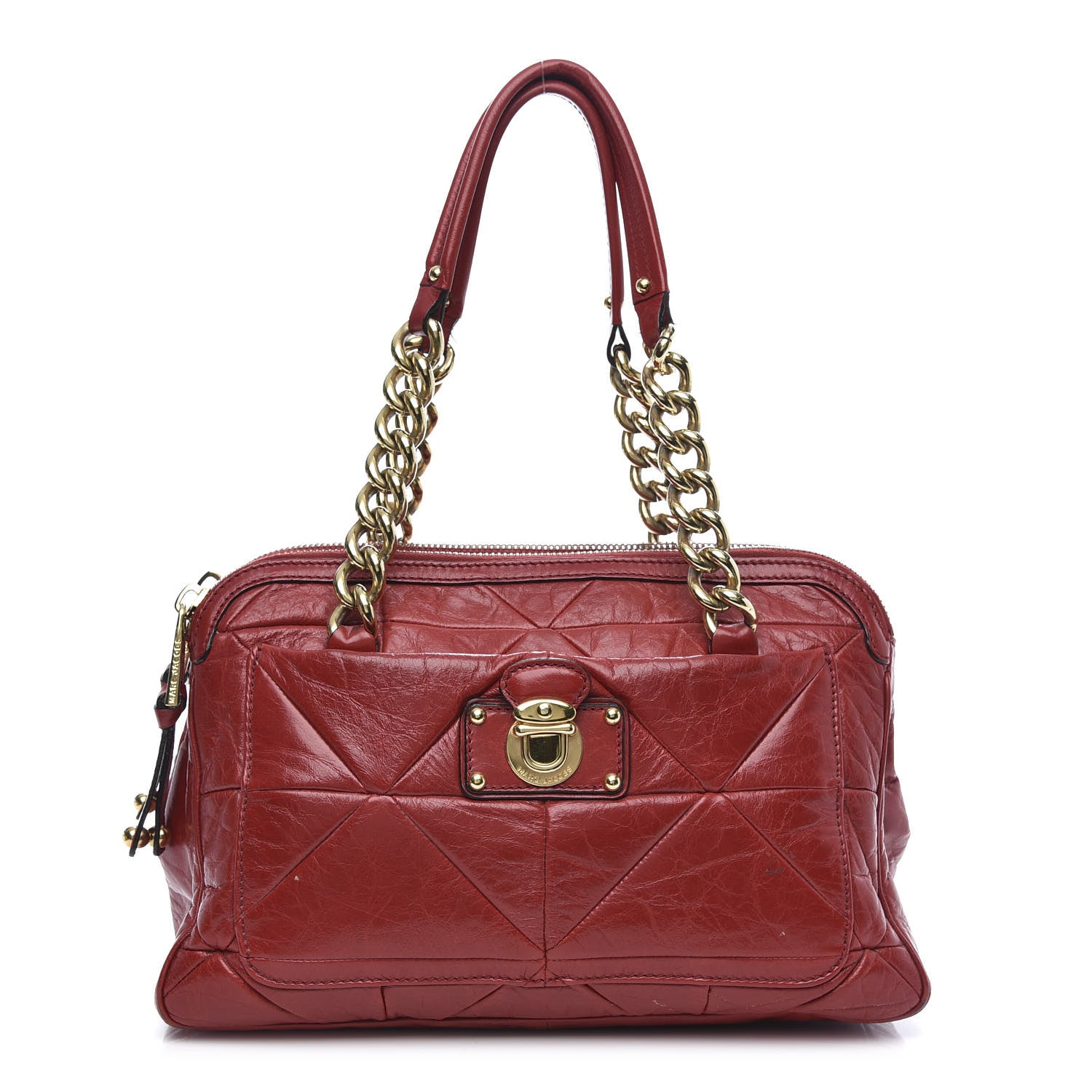 Marc Jacobs Calfskin Ines Tote Bordeaux 1 of 25
