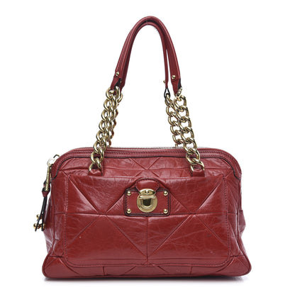 Marc Jacobs Calfskin Ines Tote Bordeaux 1 of 25