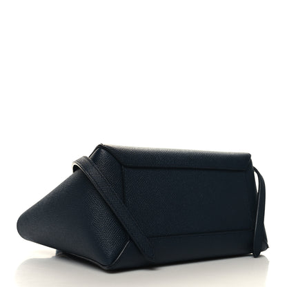Celine Grained Calfskin Nano Belt Bag Abyss Blue 4 of 11