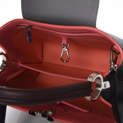 Louis Vuitton Taurillon Capucines PM Black Corail Gris 5 of 7