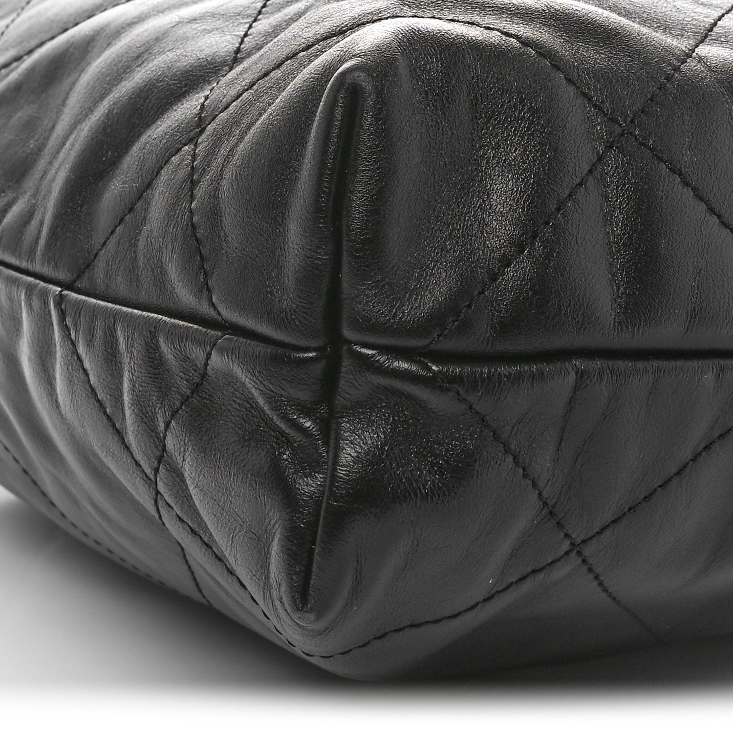 Chanel Shiny Calfskin Quilted Small Chanel 22 Black 10 of 11