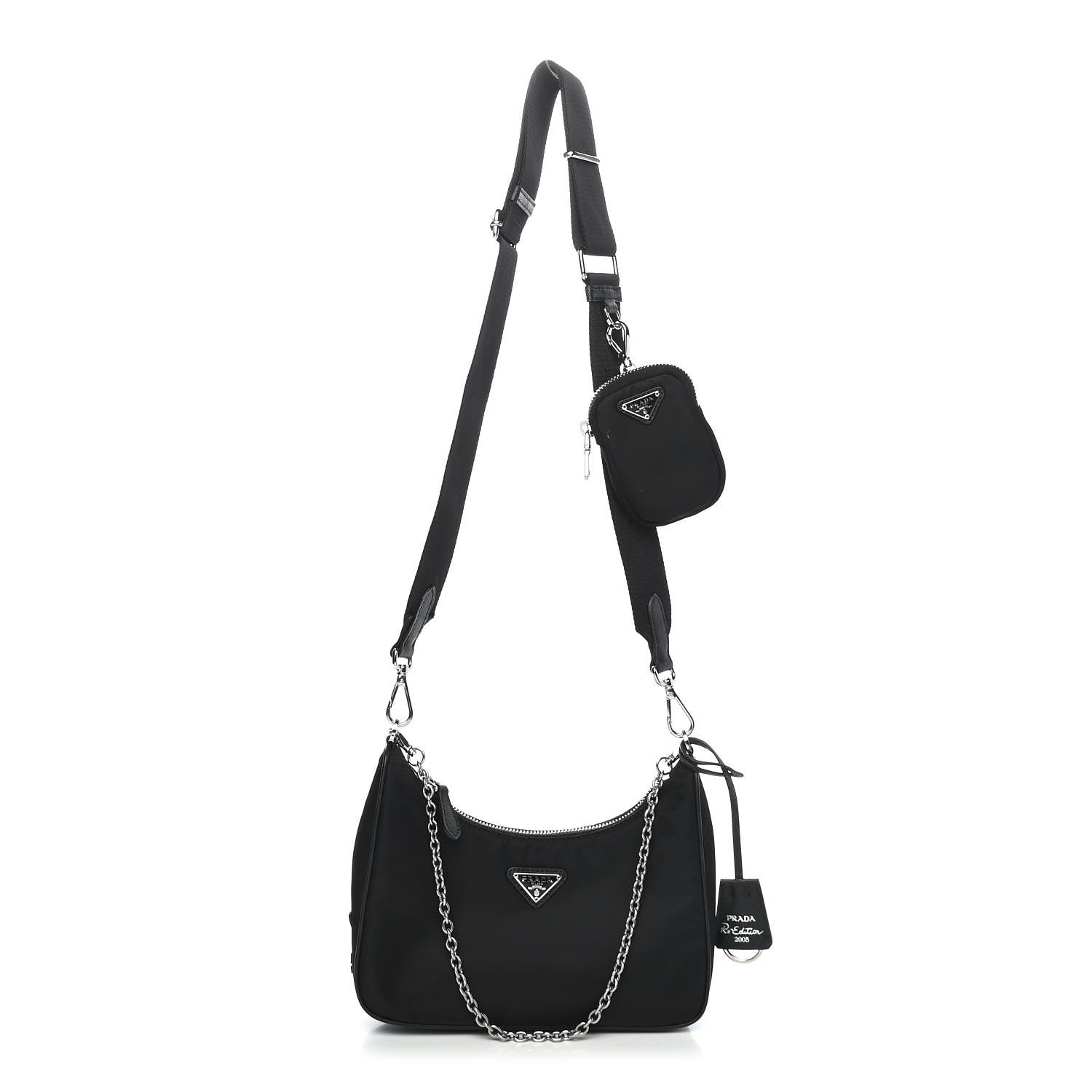 Prada Nylon Re-Edition 2005 Shoulder Bag Black 1 of 11