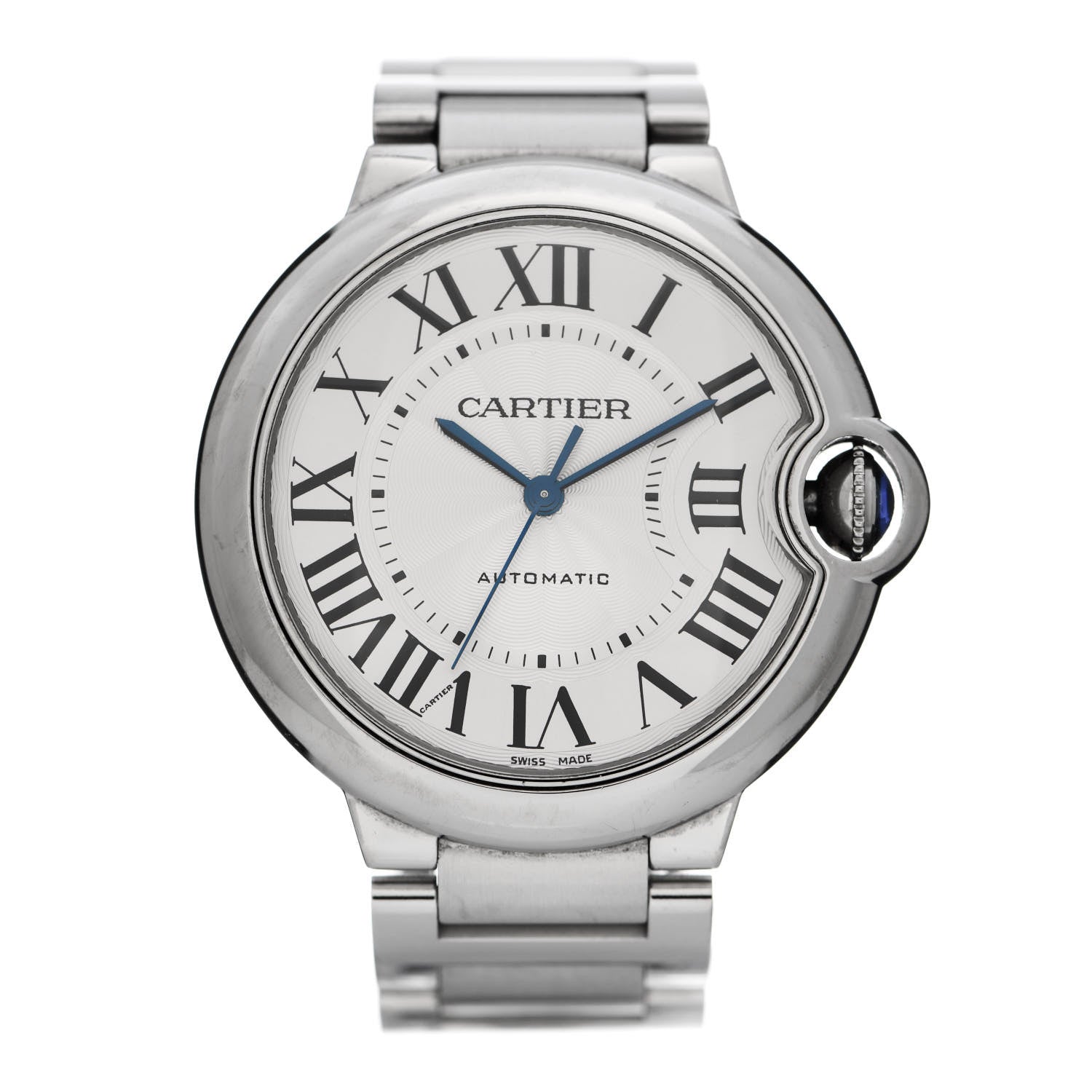 Cartier Stainless Steel 36mm Ballon Bleu De Cartier Automatic Watch 1 of 7