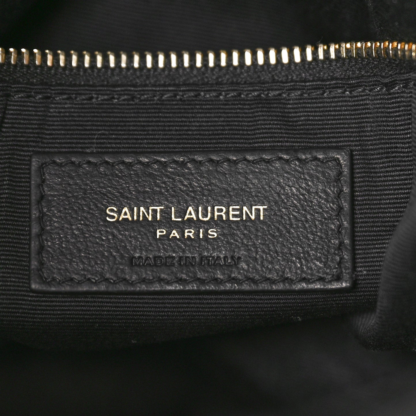 Lambskin Quilted Medium Loulou Puffer Monogram Chain Satchel Black