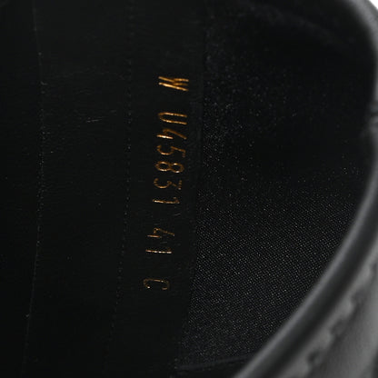 Chanel Stretch Lambskin Cap Toe CC Uniform Short Boots 41 Black 9 of 9