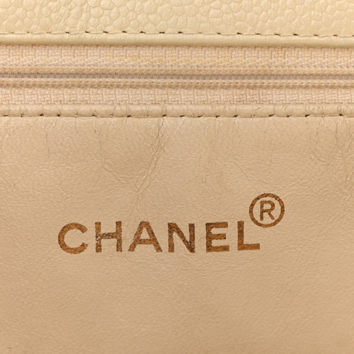 Chanel Caviar Quilted Timeless CC Shopping Tote White 6 of 14