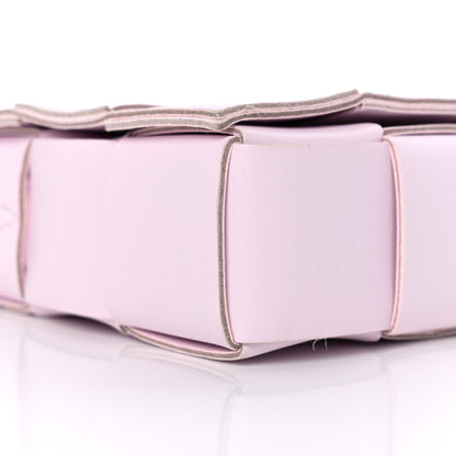 Bottega Veneta Lambskin Maxi Intrecciato Cassette Crossbody Bag Bliss Washed 7 of 8