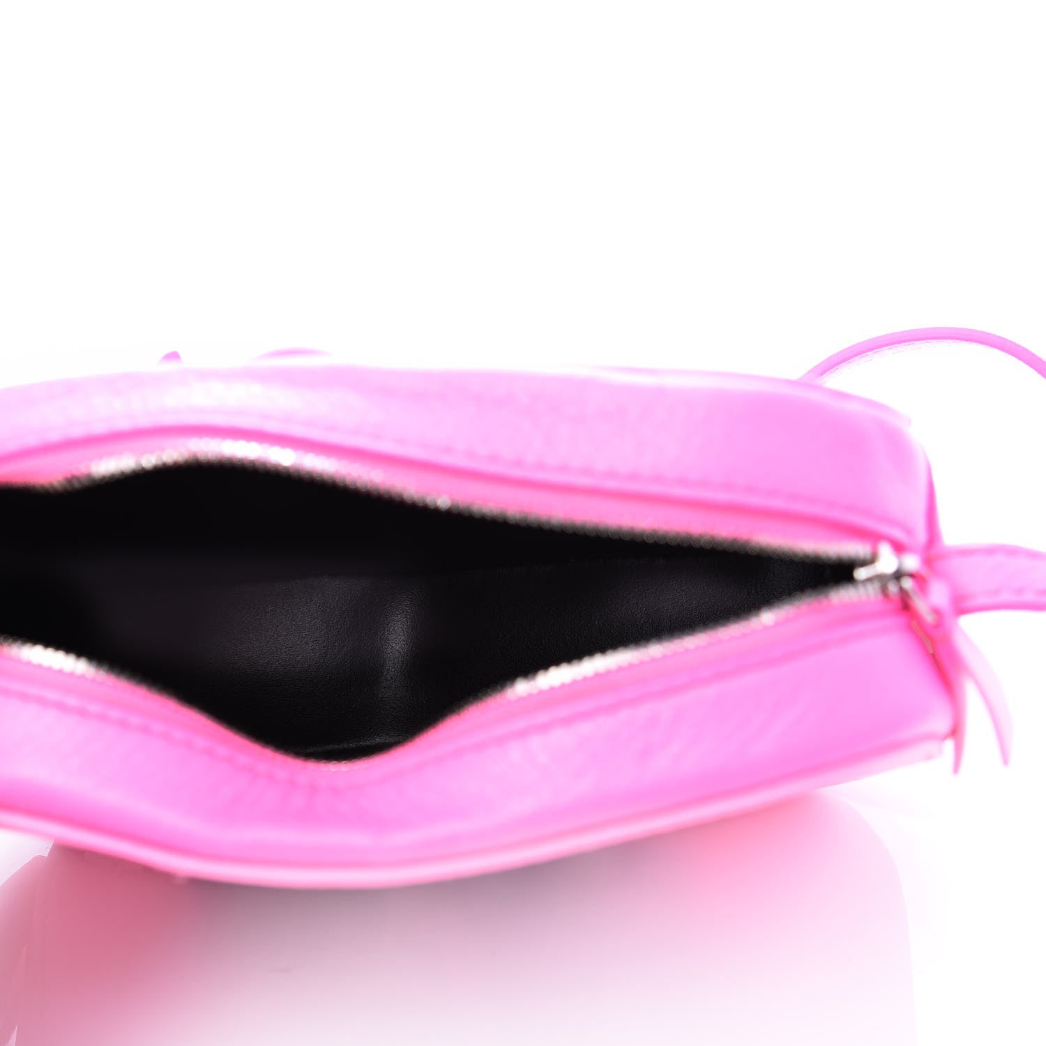 Balenciaga Calfskin Kittens Logo XS Everyday Camera Bag Acid Pink 5 of 9