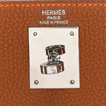 Hermes Togo Kelly Retourne 28 Gold Orange 7 of 10