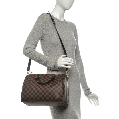 Louis Vuitton Damier Ebene Speedy Bandouliere 30 2 of 7