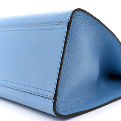 Gucci Calfskin Small GG Marmont Top Handle Bag Clear Sky Blue 10 of 11