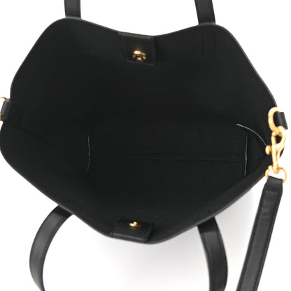 Saint Laurent Calfskin Toy Shopping Tote Black 5 of 10