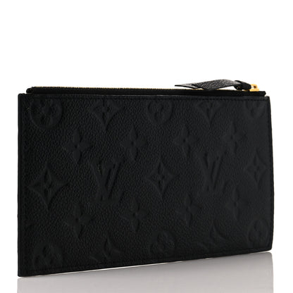 Louis Vuitton Empreinte Felicie Chain Wallet Zippered Insert Black 3 of 8
