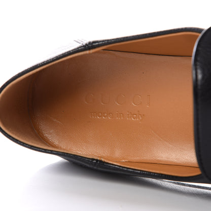 Gucci Goatskin Mens Horsebit Loafers 8.5 Black 7 of 8