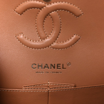 Chanel Lambskin Quilted Small Double Flap Brown 6 of 12