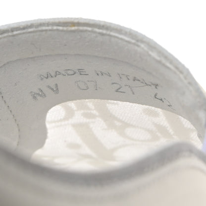 Christian Dior Technical Canvas Oblique Mens B23 Slip On Sneakers 42 White 7 of 9