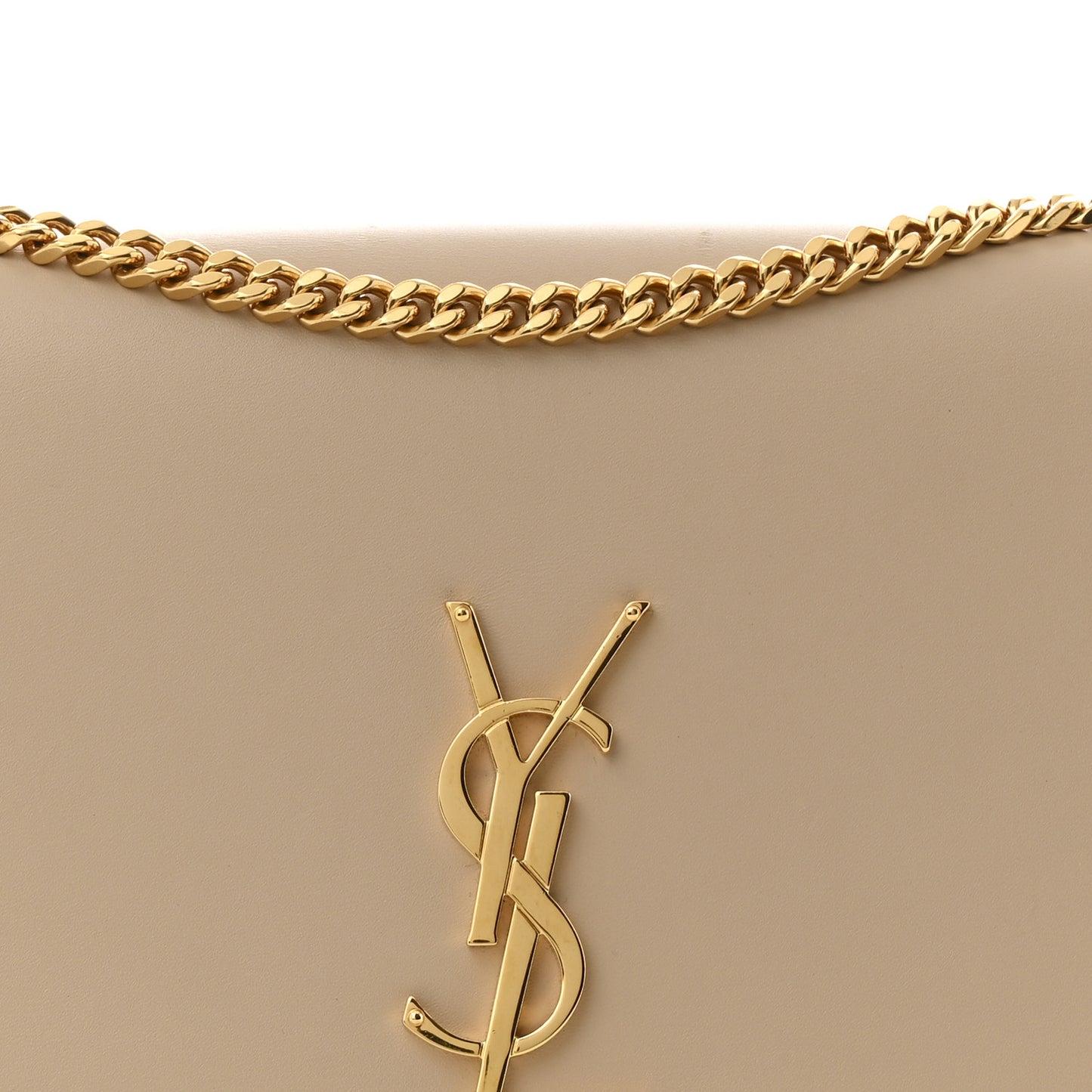 Smooth Calfskin Medium Classic Monogram Kate Tassel Satchel Nude Powder