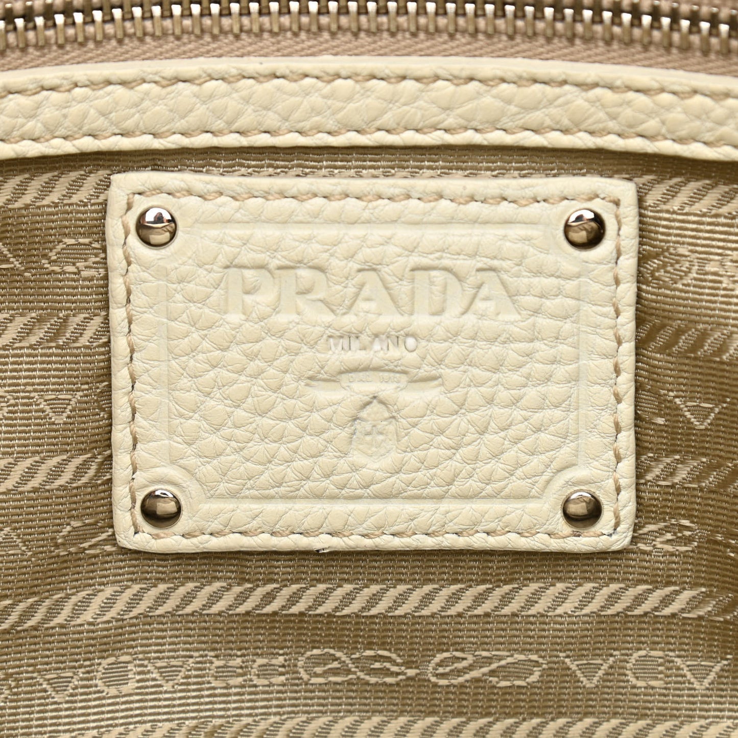 Vitello Daino Satchel Bianco