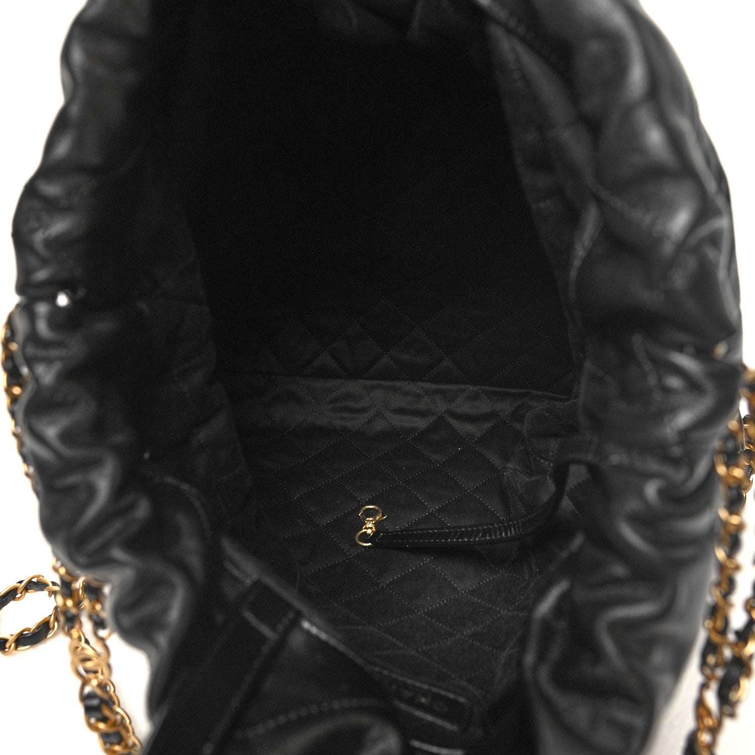 Chanel Shiny Calfskin Quilted Chanel 22 Backpack Black 5 of 10