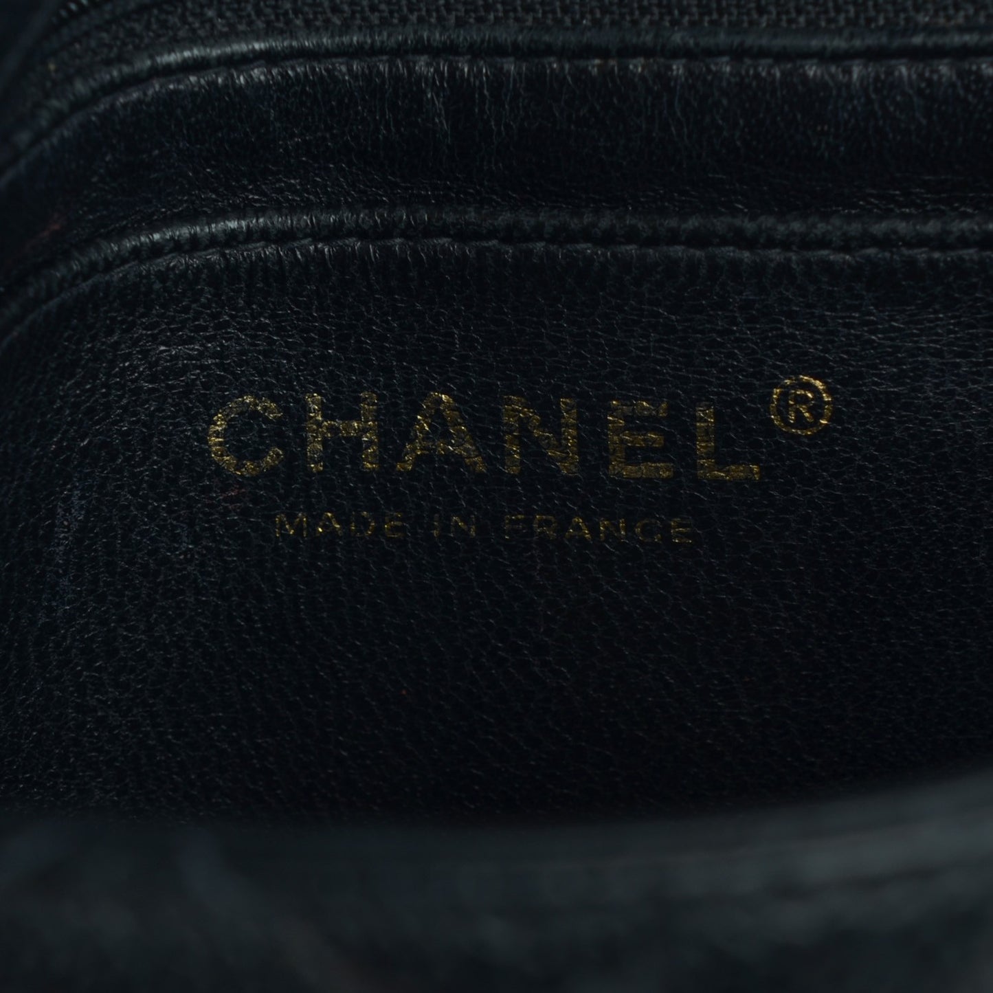 Caviar Quilted Mini Square Flap Black