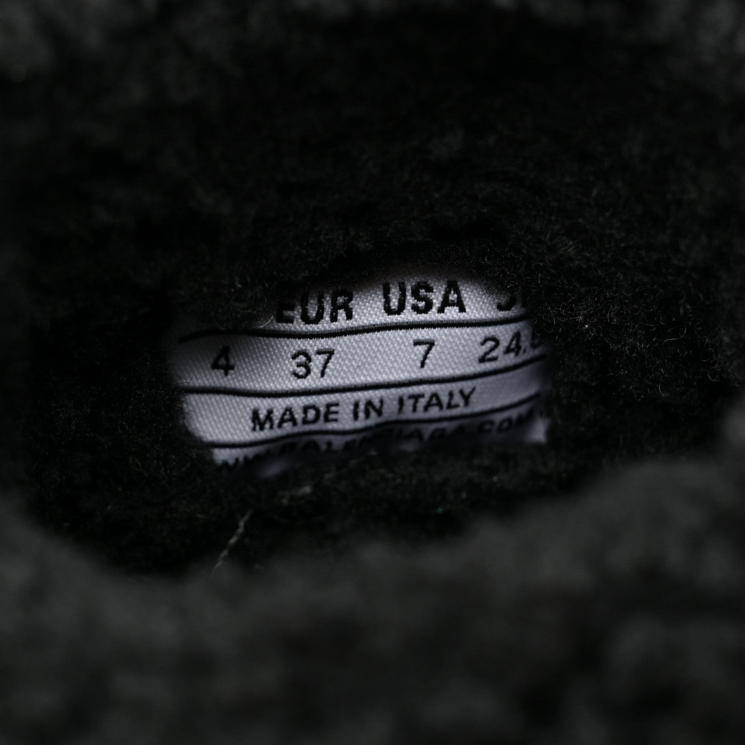 Balenciaga Technical 3D Recycled Knit Fake Fur Womens Speed 2.0 Sneakers 37 Monocolor Black 8 of 8