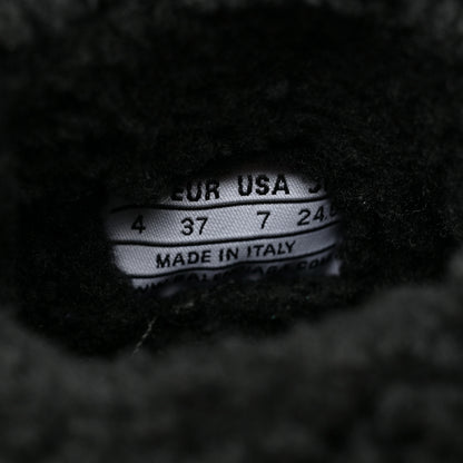 Balenciaga Technical 3D Recycled Knit Fake Fur Womens Speed 2.0 Sneakers 37 Monocolor Black 8 of 8