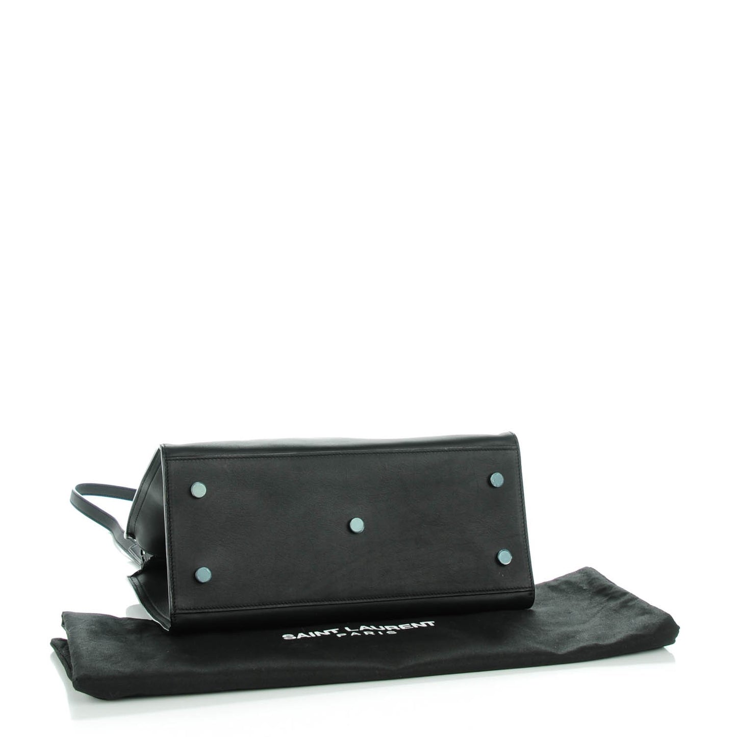 Calfskin Small Monogram Cabas Black