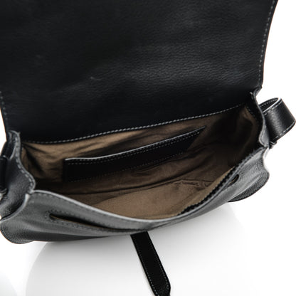 Chloe Calfskin Medium Marcie Round Crossbody Bag Black 5 of 6