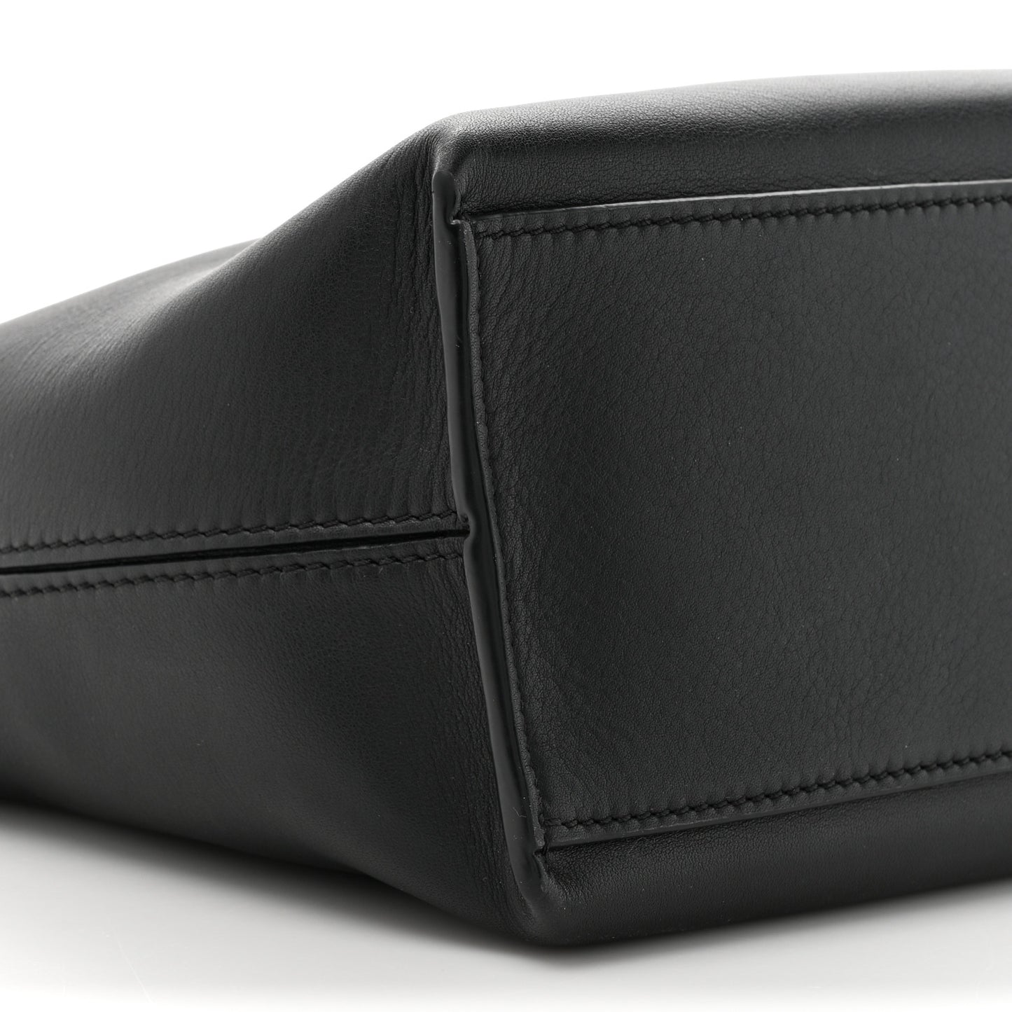 Supple Smooth Calfskin Jacquard Small Cubi Crossbody Bag Black