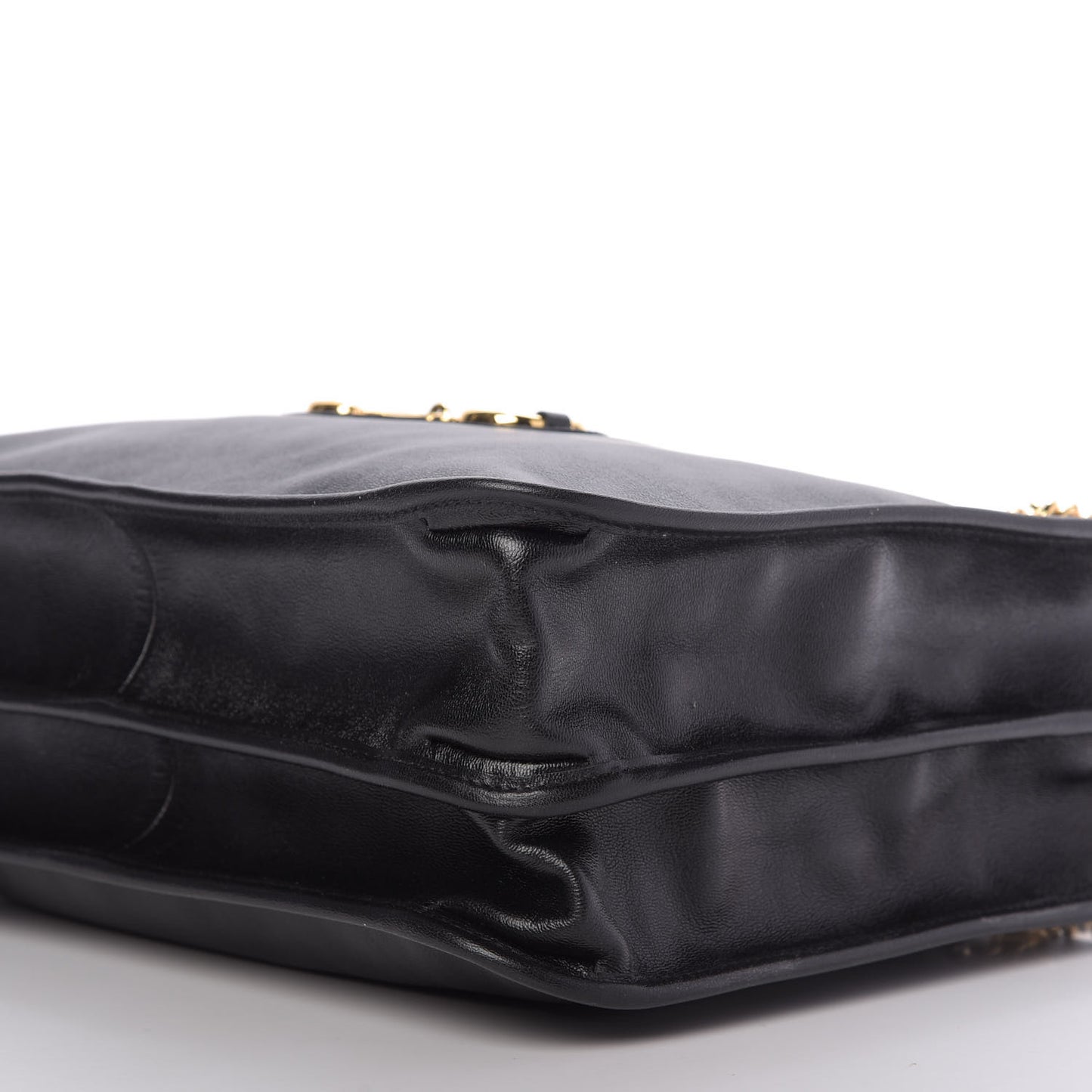 New Sakai Calfskin Lux Medium Horsebit 1955 Tote Bag Black