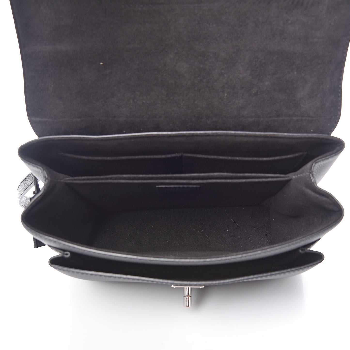 Soft Calfskin My Lockme Top Handle Black