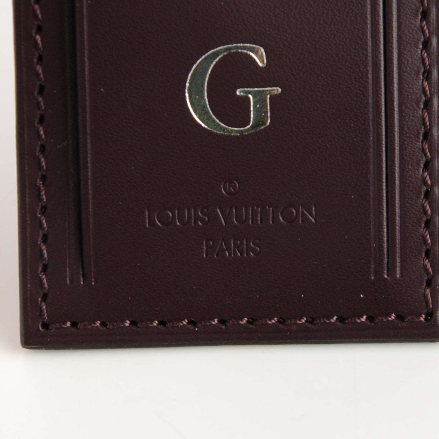 Louis Vuitton Calfskin Luggage Tag Quetsche 4 of 5