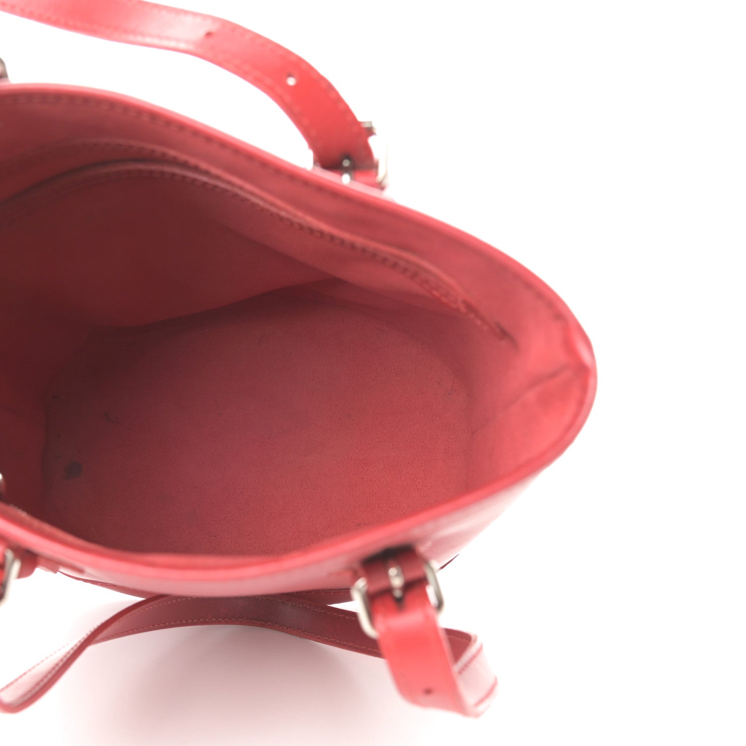 Louis Vuitton Epi Petit Bucket 23 Rouge 6 of 22