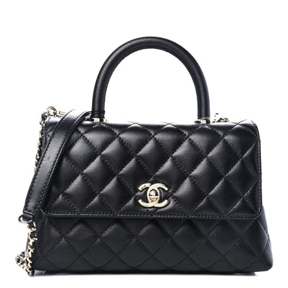 Chanel Caviar Quilted Mini Coco Handle Flap Black 1 of 5