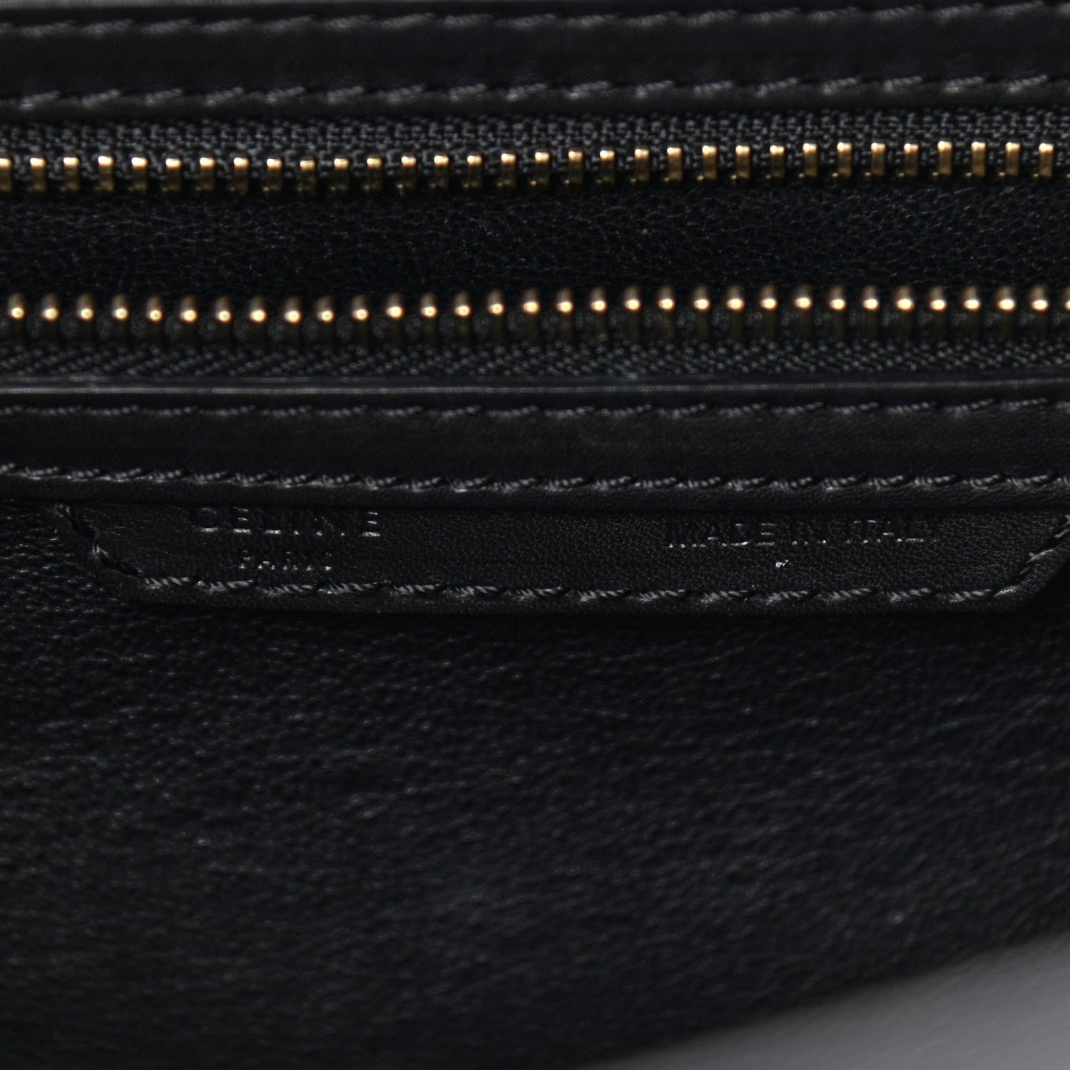 Celine Bullhide Calfskin Mini Bi-Color Luggage Black White 6 of 12