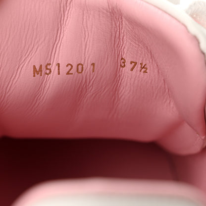 Louis Vuitton Time Out Bow Sneakers 37.5 White Pink 8 of 13